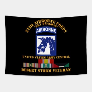 XVIII Airborne Corps - US Army Central - Desert Storm Veteran Tapestry