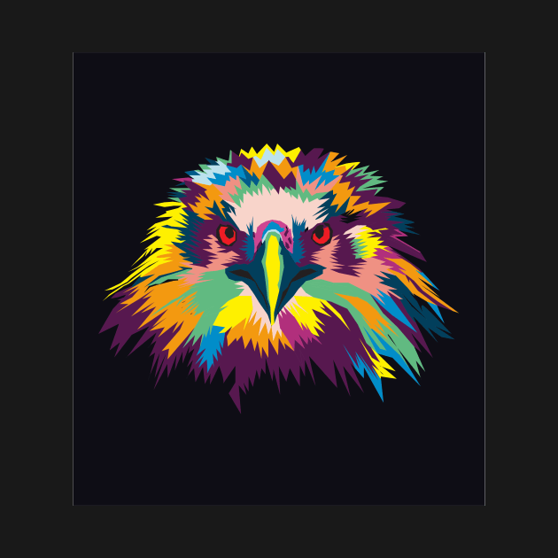 Eagle WPAP by Rumah Animaton