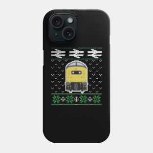 Christmas Train Ugly Sweater Jumper Style Locomotive Phone Case