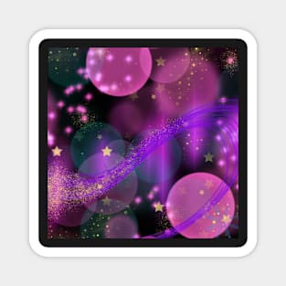 Bubble & stars Magnet