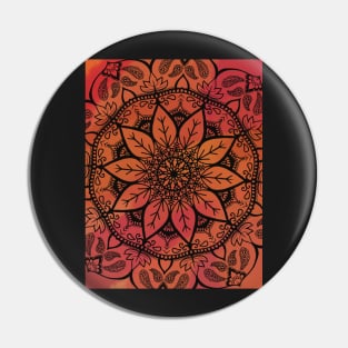 Fall toned mandala design Pin