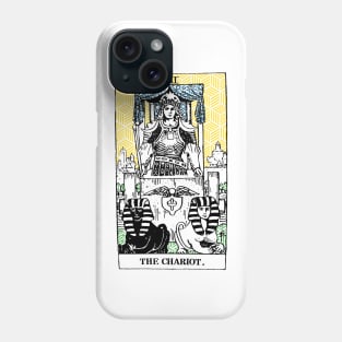 The Chariot - A Geometric Tarot Print Phone Case