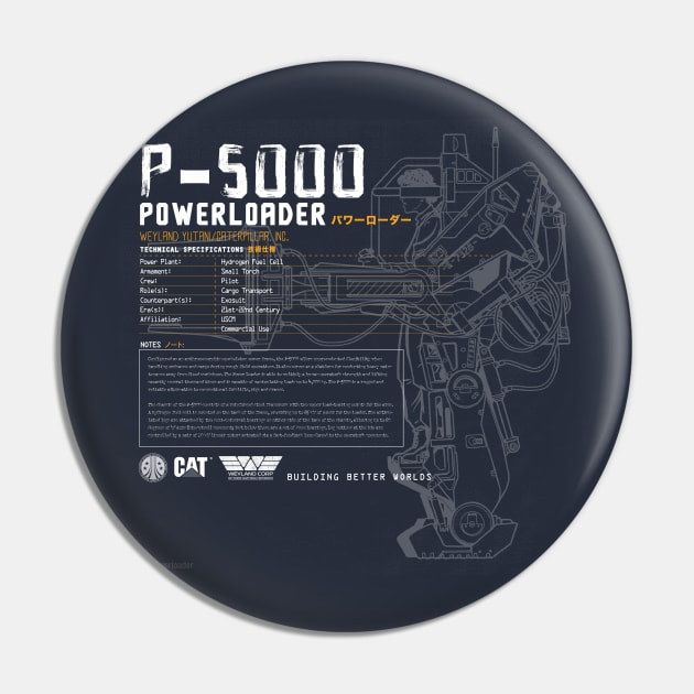 P-5000 Powerloader Pin by MindsparkCreative