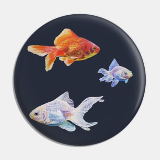 Goldfish Variety Pack - painted fish Pin