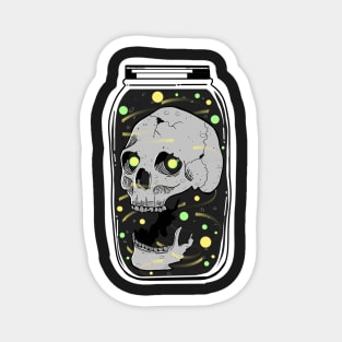 Skull in a Jar Magnet