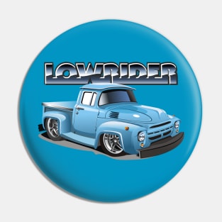 Cartoon lowrider pickup Pin