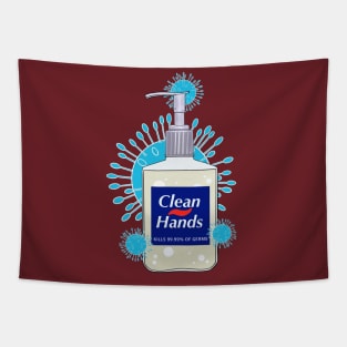 Clean Hands Tapestry