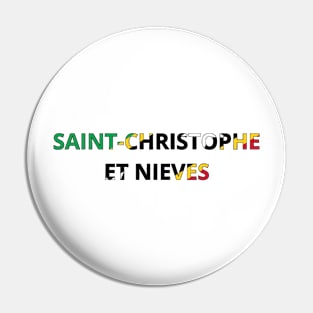 Drapeau Saint-Christophe-et-Niévès Pin