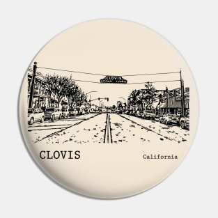 Clovis California Pin