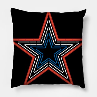 Roanoke Virginia Pride Mill Mountain Star Pillow