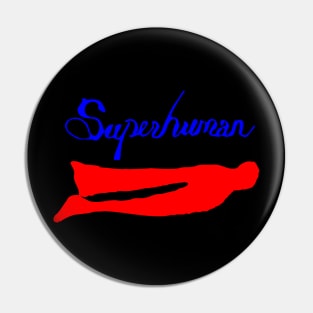 super human Pin