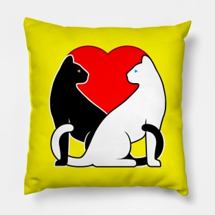 Cats in Love Pillow