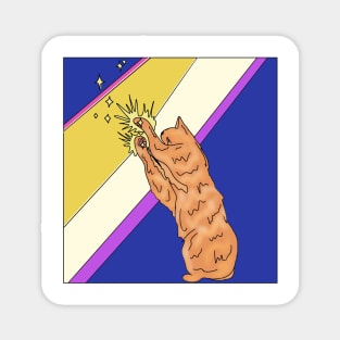 Glimmer kitty Magnet