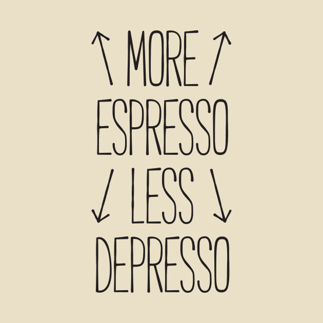 more espresso less depresso by RedYolk