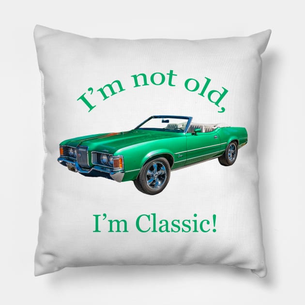 1970 Merccury Cougar Pillow by mtbearded1