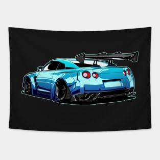 R35 gtr godzilla jdm vector art Tapestry