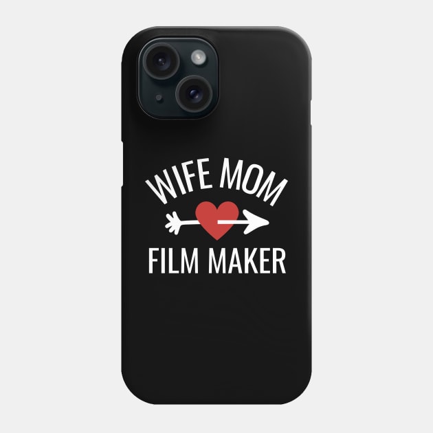 Wife Mom Film Maker Gift Idea Phone Case by divinoro trendy boutique