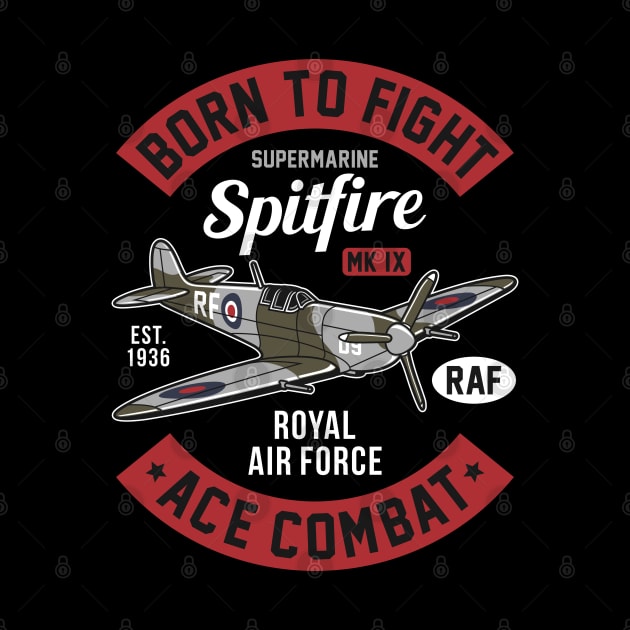 Spitfire Born to Fight Ace Combat by Funky Aviation