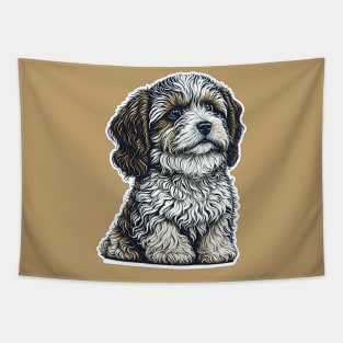 Proud Havanese Puppy Dog Tapestry