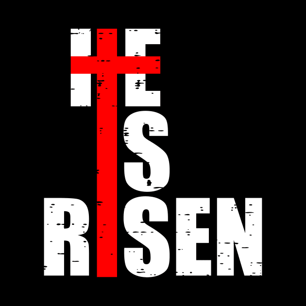 He Is Risen Cross Jesus Easter Christian Religious by Rosiengo