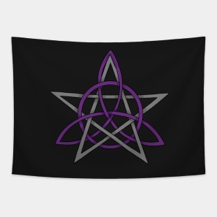 Pentagram with triquetra Tapestry