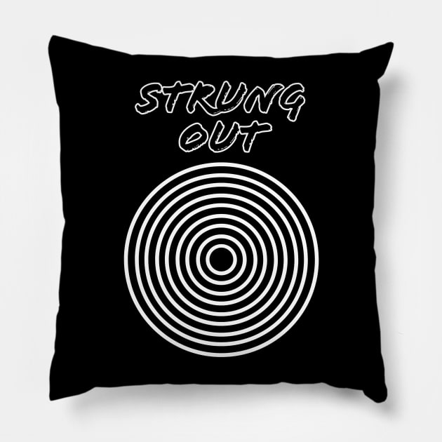 Strung Out / Classic Circle Style Pillow by Masalupadeh