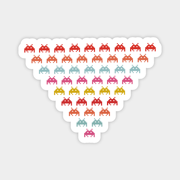 Space Invaders Magnet by CoverTales