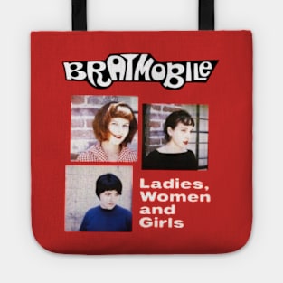 bratmobile riot grrrl ladies women and girls Tote