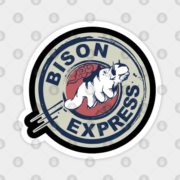 Bison Express Magnet by inkonfiremx