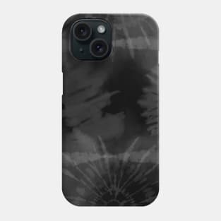 Black Tie-Dye Phone Case