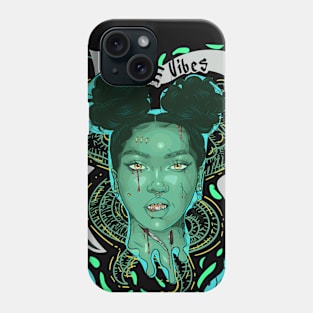 Zombie vibes zombie girl Phone Case