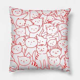 Kitten Lover Gifts for Kitten and Cat National Day Pillow