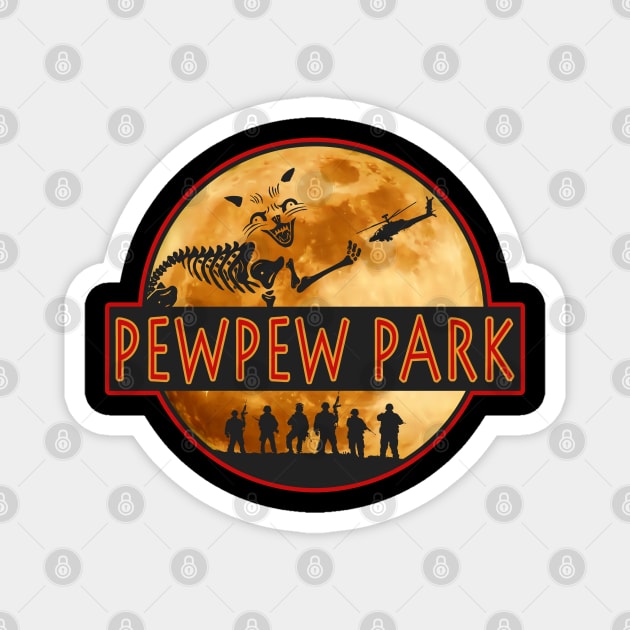 PewPew Park Magnet by asikjosgeh