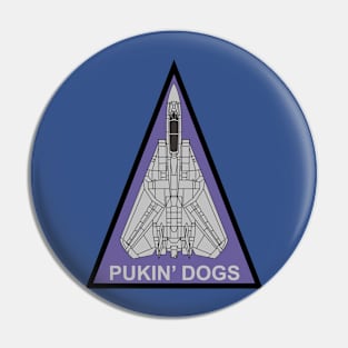 F14 Tomcat - VF143 Pukin' Dogs Pin