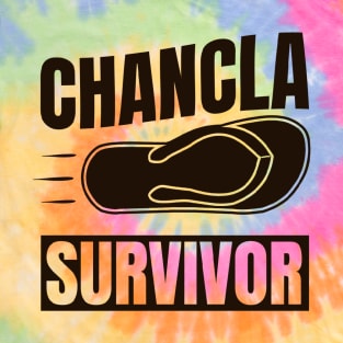 Chancla Survivor Funny Spanish Home Joke Gifts Idea T-Shirt