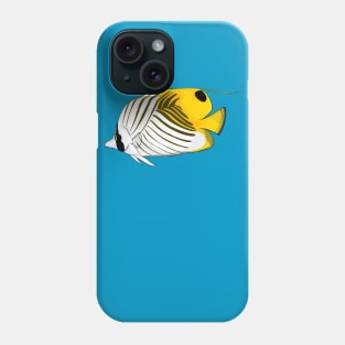 Threadfin Butterflyfish Phone Case