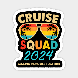 Cruise Squad 2024 Summer Vacation Matching Family Group Magnet