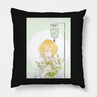 White lilies Pillow