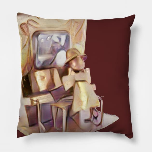 Piano Man Pillow by djmrice