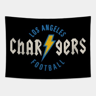 Los Angeles Chargers ACDC by Buck Tee Originals Tapestry