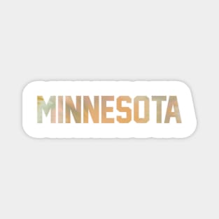 Minnesota Pastel Tie Dye Jersey Letter Magnet