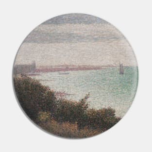 Grandcamp, Evening by Georges-Pierre Seurat Pin