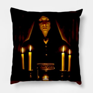 The fantastic witch girl Pillow