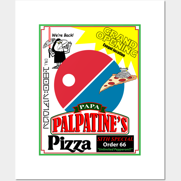 Papa Pizza Poster, Designed by Thộn