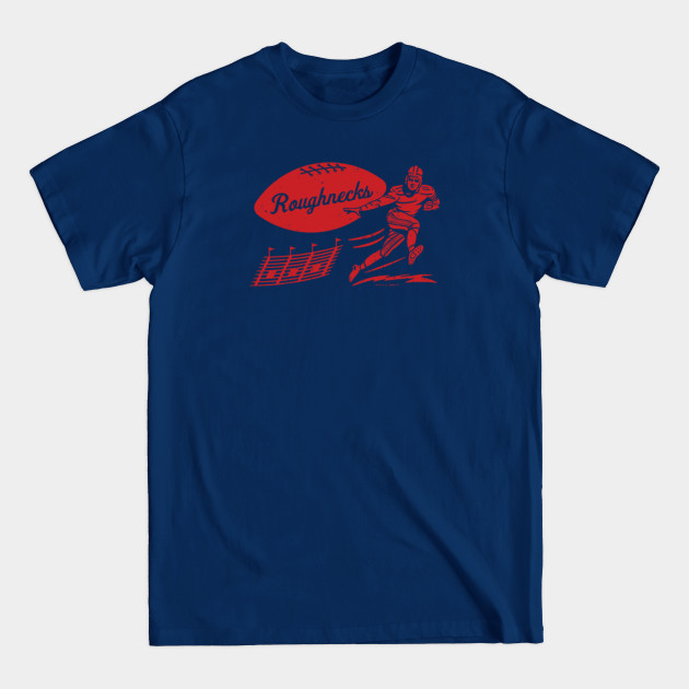 Discover Vintage XFL Football - Houston Roughnecks (Red Roughnecks Wordmark) - Houston Roughnecks - T-Shirt