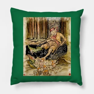 Hop o My Thumb - Arthur Rackham Pillow