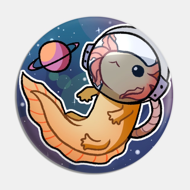 Space Axolotl 2 Pin by gaypompeii