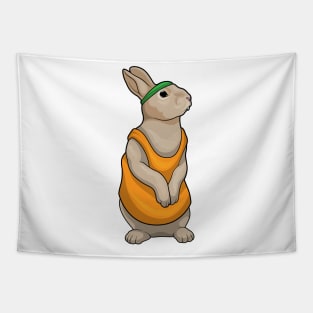 Bunny Running Fitness Tapestry