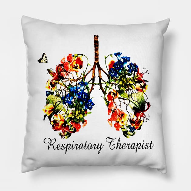 Respiratory Therapist Pillow by Prashanthmuralidharart