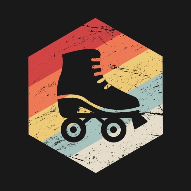 Retro 70s Roller Skating Icon by Wizardmode